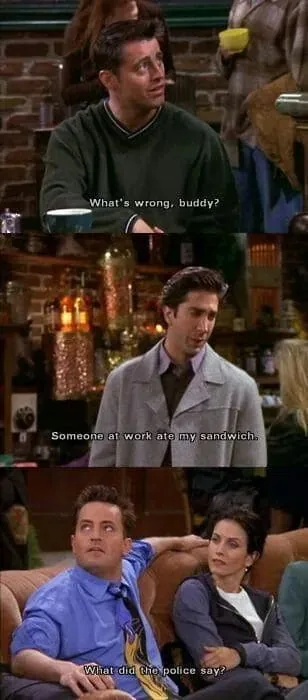 Ross's Sandwich Friends Meme
