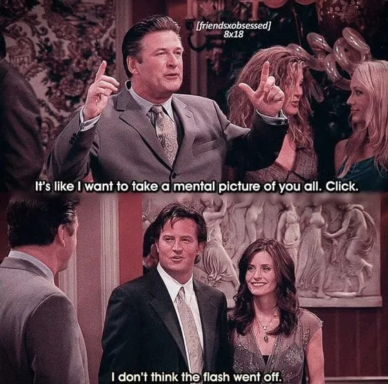 Sarcastic Chandler Friends Meme