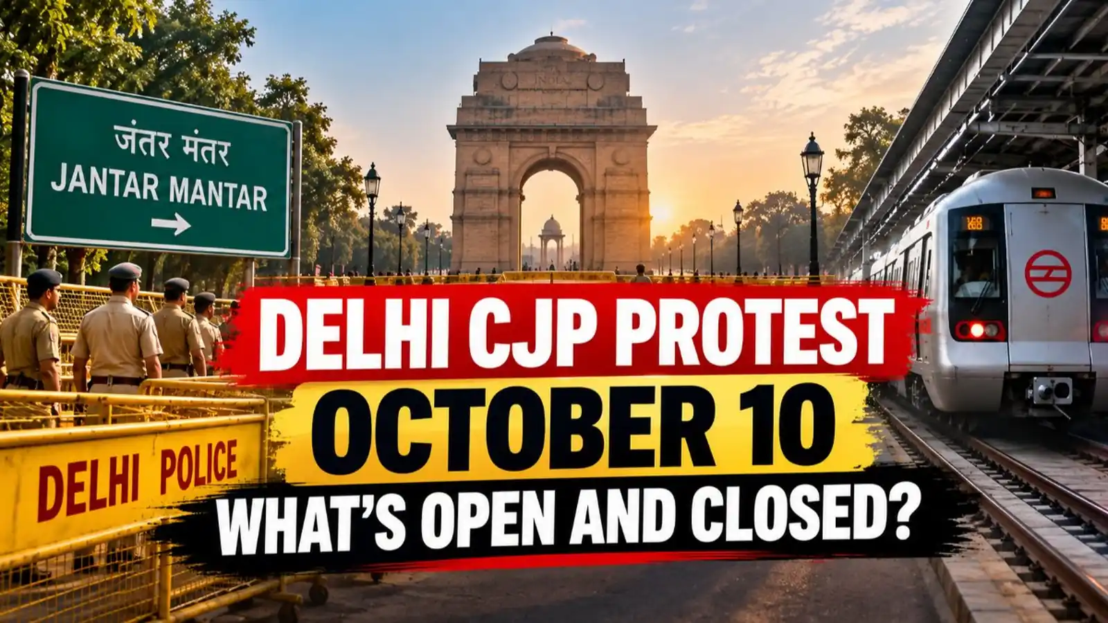 Delhi on High Alert: Train Cuts and Telecom Curbs Enforced Amid Protests